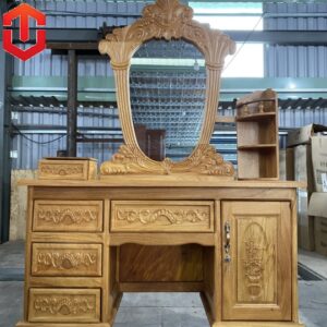 BÀN PHẤN GÕ ĐỎ 1m1