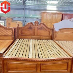 GIƯỜNG NỮ HOÀNG GÕ ĐỎ