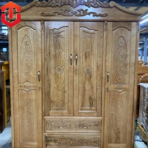 TỦ ÁO NŨ HOÀNG SỒI 4 CÁNH 2M
