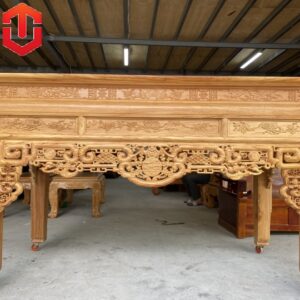 BÀN CÚNG GÕ ĐỎ 1M75 LỌNG NHƯ Ý