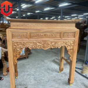 BÀN CÚNG NHƯ Ý GÕ ĐỎ 1M27