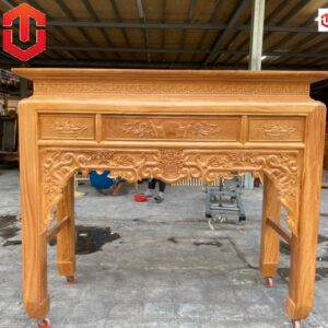 BÀN CÚNG NHƯ Ý GÕ ĐỎ 1M53