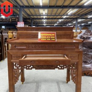 BÀN CÚNG 2 TẦNG 1M53 SỒI LAU HƯƠNG