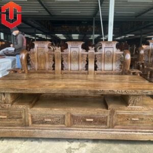 KỆ NHẬT GỖ MUN 2M4