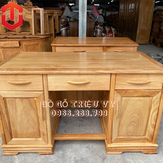 BÀN LÀM VIỆC GÕ ĐỎ 1M6 CAO CẤP - Ảnh 5