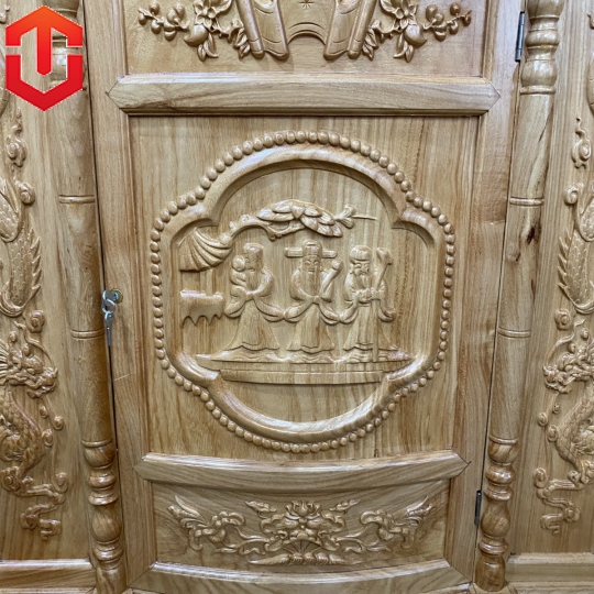 TỦ THỜ CHẠM TAM ĐA 1M97 CAO CẤP - Ảnh 2
