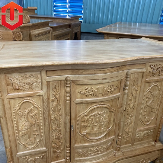 TỦ THỜ CHẠM TAM ĐA 1M97 CAO CẤP - Ảnh 10