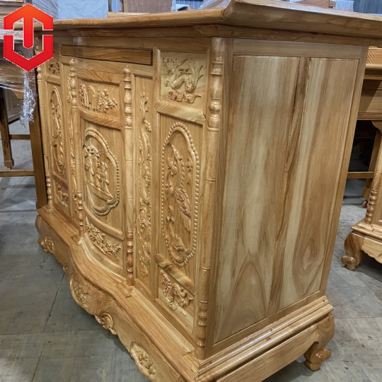 TỦ THỜ CHẠM TAM ĐA 1M97 CAO CẤP - Ảnh 5