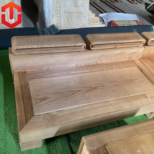 SOFA GÓC XÍCH XE TĂNG SỒI LAU MÀU HƯƠNG - Ảnh 12
