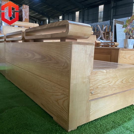 SOFA GÓC XÍCH XE TĂNG SỒI LAU MÀU HƯƠNG - Ảnh 8