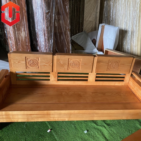 SOFA ĐỐI TRỨNG SỒI LAU MÀU HƯƠNG VÀNG - Ảnh 12