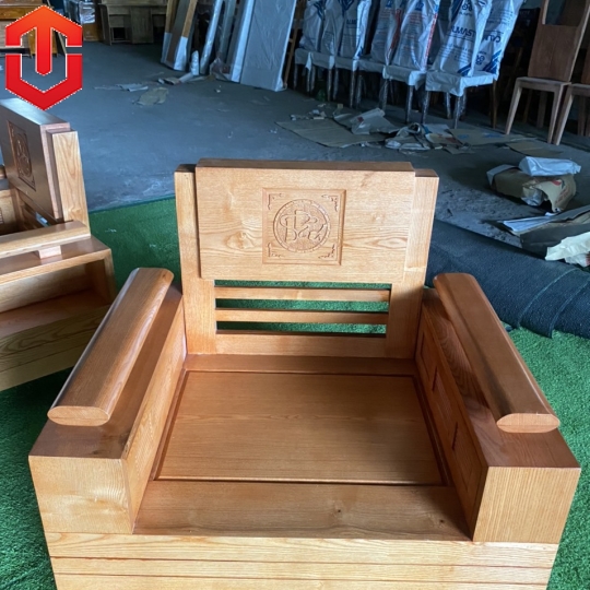 SOFA ĐỐI TRỨNG SỒI LAU MÀU HƯƠNG VÀNG - Ảnh 14