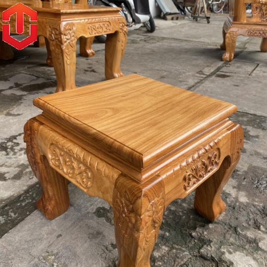 SALON NGHÊ 3 KHOANG GÕ ĐỎ C12 6 MÓN - Ảnh 13