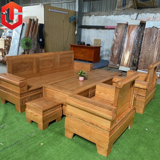 SOFA PHÁO ĐỐI SỒI LAU MÀU HƯƠNG VÀNG - Ảnh 7