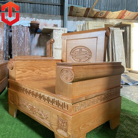 SOFA PHÁO ĐỐI SỒI LAU MÀU HƯƠNG VÀNG - Ảnh 11