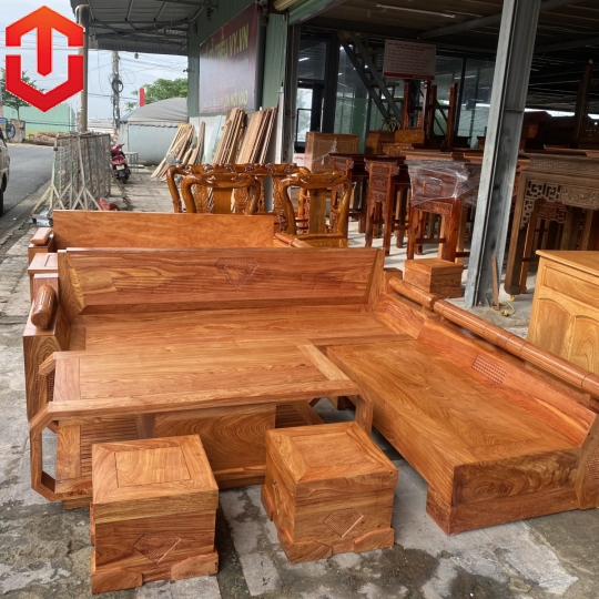 SOFA GÓC KIM CƯƠNG HƯƠNG ĐÁ 2M3 X 2M - Ảnh 16