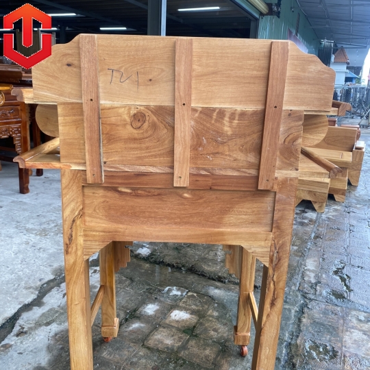 BÀN CÚNG GÕ ĐỎ 2 TẦNG 1M07 - Ảnh 6