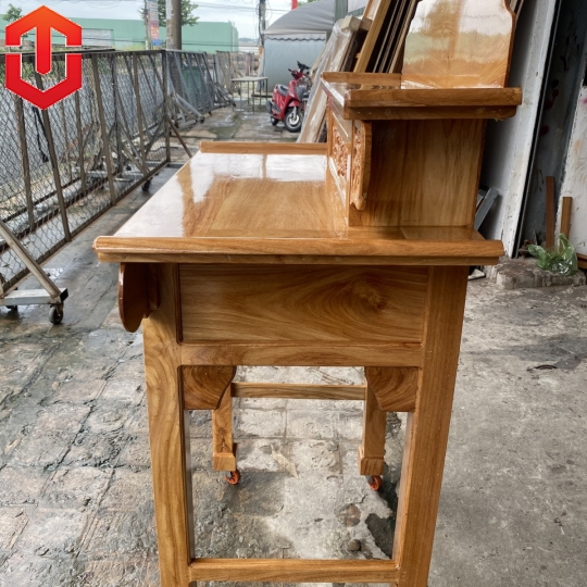 BÀN CÚNG GÕ ĐỎ 2 TẦNG 1M07 - Ảnh 4