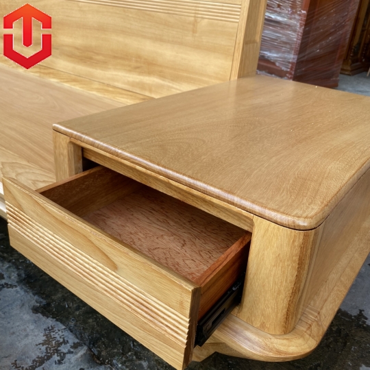 SOFA GÓC CHÂN THUYỀN GÕ ĐỎ VẾ TRÁI - Ảnh 6
