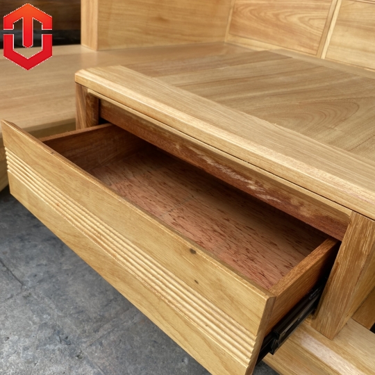 SOFA GÓC CHÂN THUYỀN GÕ ĐỎ VẾ TRÁI - Ảnh 3