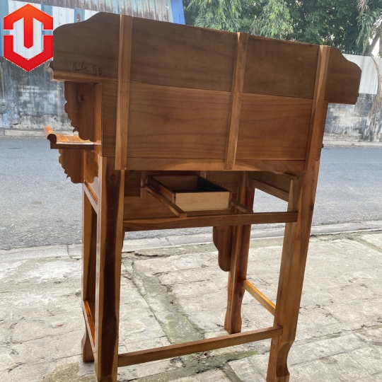 BÀN CÚNG TRÀM 2 TẦNG 1M27 CHẠM RỒNG - Ảnh 10