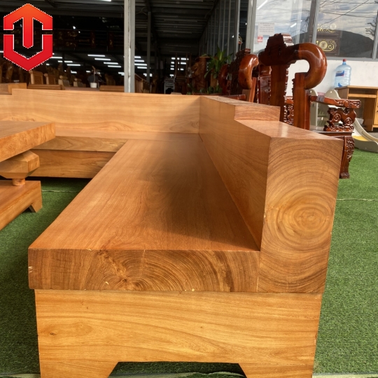 SOFA GÓC NGUYÊN KHỐI GÕ ĐỎ - Ảnh 13
