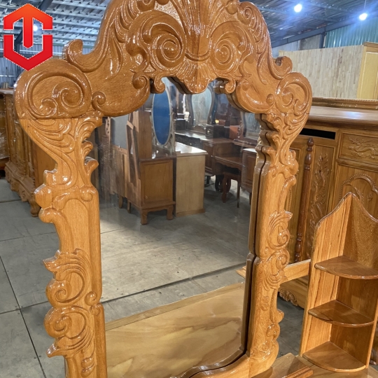 BÀN PHẤN GÕ ĐỎ 1M1 - Ảnh 14