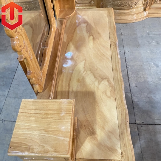 BÀN PHẤN GÕ ĐỎ 1M1 - Ảnh 11