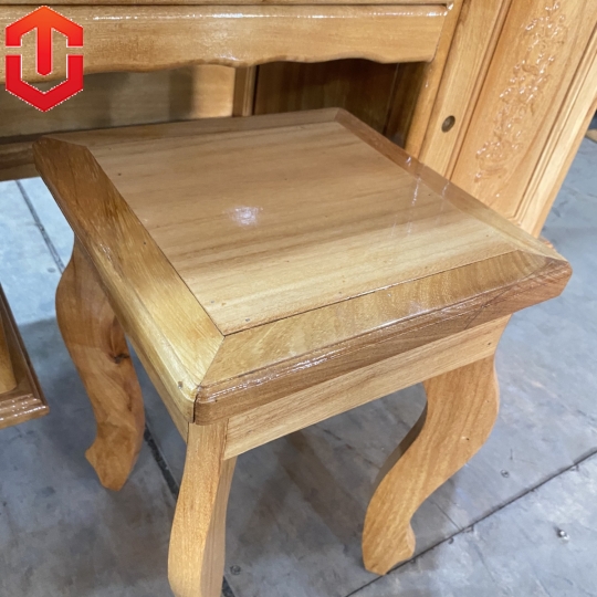 BÀN PHẤN GÕ ĐỎ 1M1 - Ảnh 3