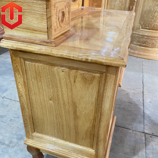 BÀN PHẤN GÕ ĐỎ 1M1 - Ảnh 10