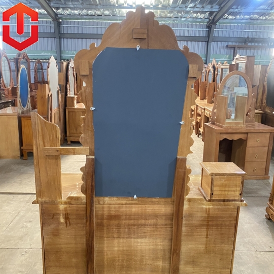 BÀN PHẤN GÕ ĐỎ 1M1 - Ảnh 5