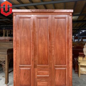 TỦ ÁO HƯƠNG ĐÁ PHỦ 3 CÁNH
