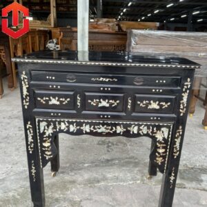 Mẫu Bàn cúng tràm bằng 107 khảm trai, nét đẹp tân cổ điển và Độ Sang trọng quý phái từng góc nhìn