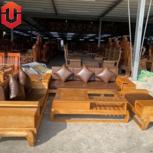 SOFA 2 VĂNG ĐÙI GÀ SỒI LAU HƯƠNG - VẾ TRÁI