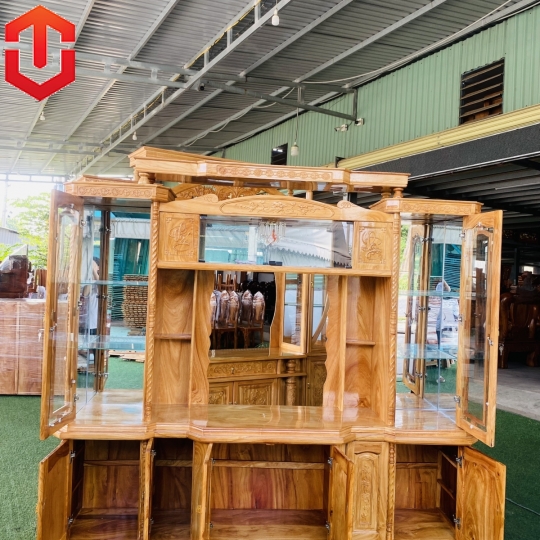 KỆ KIẾM GÕ ĐỎ 2M2 - Ảnh 6