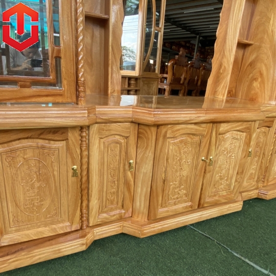 KỆ KIẾM GÕ ĐỎ 2M2 - Ảnh 5