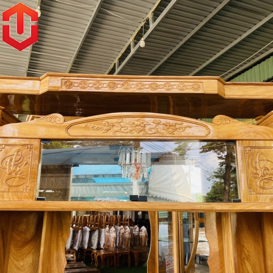 KỆ KIẾM GÕ ĐỎ 2M2 - Ảnh 2