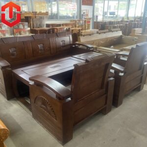 SALON THÙNG QUẠT ĐỐI SỒI LAU MÀU ÓC CHÓ