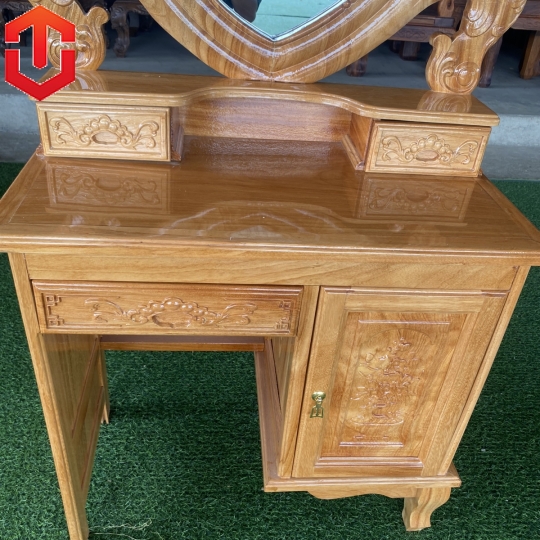 BÀN PHẤN TIM GÕ 80CM - Ảnh 2