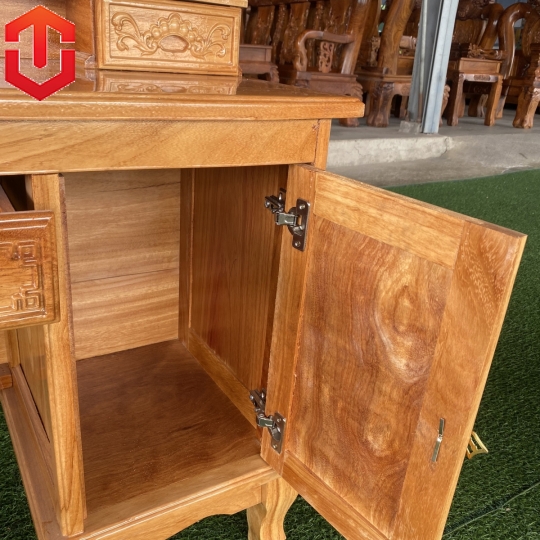 BÀN PHẤN TIM GÕ 80CM - Ảnh 5