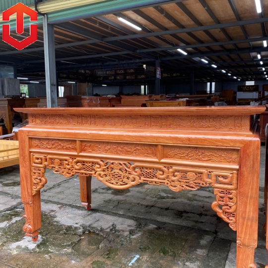 BÀN CÚNG HƯƠNG ĐÁ 1M97 CHÂN VÁT - CHẠM NHƯ Ý ĐẦU TƯ CHO NHỮNG KHOẢNH KHẮC QUÝ GIÁ BÊN GIA ĐÌNH TẠO RA KHÔNG GIAN THỜ CÚNG ẤM CÚNG VÀ SANG TRỌNG MANG LẠI SỰ BÌNH AN VÀ HẠNH PHÚC CHO MỌI THÀNH VIÊN TRONG GIA ĐÌNH - Ảnh 4