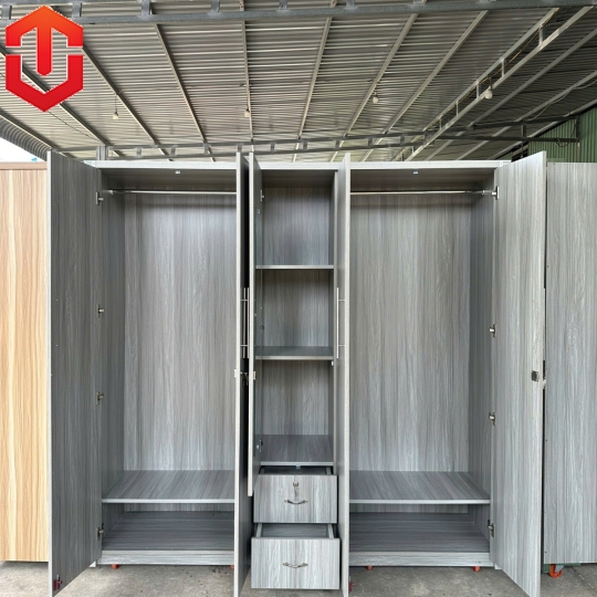 TỦ ÁO MDF 5 CÁNH 2M LÕI XANH CHỐNG ẨM - MÀU SẮC THIẾT KẾ HIỆN ĐẠI GIÚP SẢN PHẨM PHÙ HỢP VỚI KHÔNG GIAN SỐNG TỪ HIỆN ĐẠI TỚI CỔ ĐIỂN - Ảnh 4